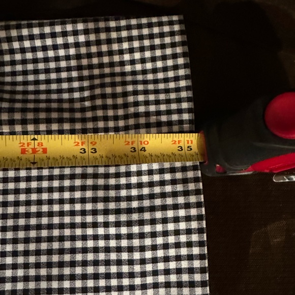 Ann Taylor Black & White Checkered Pants Straight Leg With Pockets Sz 4 - Picture 9 of 11